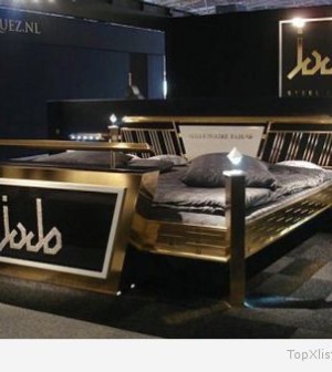 Gold_TV_bed_Jado_Steel_Style